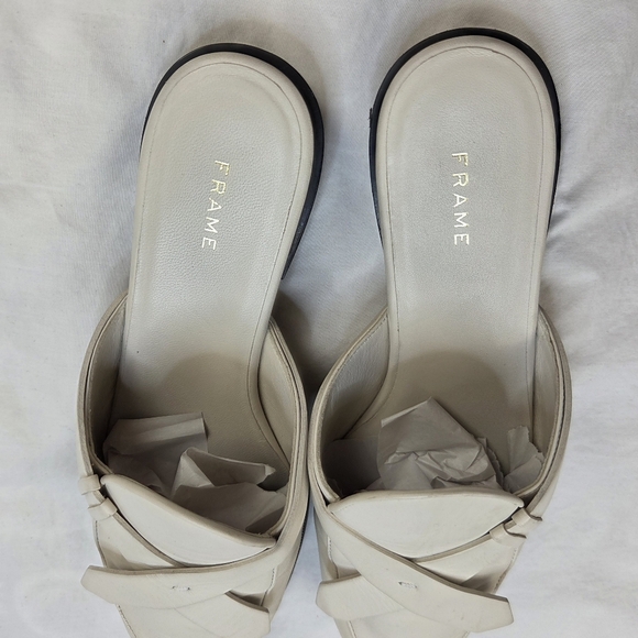 FRAME Le Sweetzer Mules Shoes Size 40 (9) - Picture 10 of 10